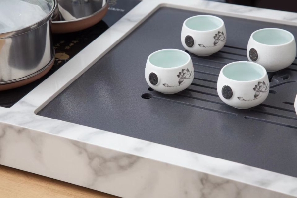 岩板制作的茶几茶盘